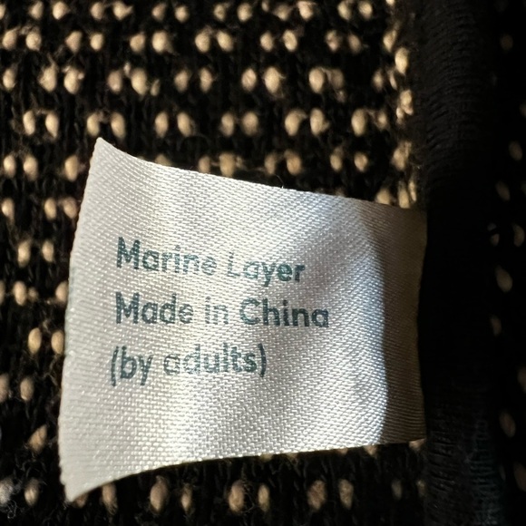 MARINE LAYER BIRDSEYE OPEN CARDIGAN WOMEN’S SIZE SMALL - Picture 8 of 10